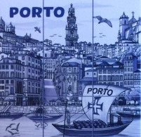 Porto, Porto Duoro, Porto Old City Vew Portugal Souvenir Fridge Magnet - Magnetos