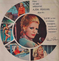 LUX SOAP ADVERTISING/ BEAUTY SOAP OF THE STARS " Ajda PEKKAN" 1970 - Schoonheidsproducten