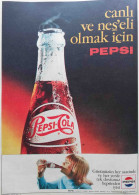 Pepsi ADVERTISING/ PEPSI Around The Clock To Be Lively And Cheerful.-1970 - Manifesti Pubblicitari