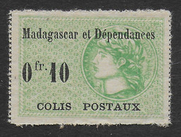 MADAGASCAR 1919/1922 - COLIS POSTAUX YT 5** - Otros & Sin Clasificación