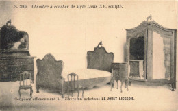 JEUX  - Chambre à Coucher De Style Louis XV - Coopérez Efficacement - Le Jouet Liégeois - Carte Postale Ancienne - Speelgoed & Spelen