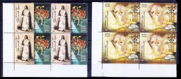 Nobel Literature Tagore From India 2011 MNH 2v Corner Blk, Poet, Writer - Prix Nobel