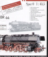 Catalogue KISS Modellbahnen 2007 Top Line Spur IIm 1:22,5 BR 44 - German