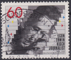 1985 BRD ° Mi:DE 1247, Yt:DE 1078, Egon Erwin Kisch, Journalist - Gebraucht