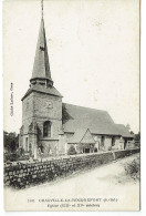 CPA - 76 -  CRASVILLE LA ROQUEFORT - Eglise - Edifice - Religion - Architecture - Monument - Fontaine Le Dun