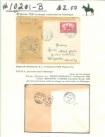 Mounted Police Montée; GRC / RCMP; Gendarmerie Timbre Scott # 223 Stamp; Premier Vol / First Flight (10201-B) - Cartas & Documentos