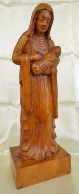 Sculpture 'Vierge En Noyer'. Art Et Bois - Arte Religiosa