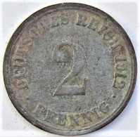 Pièce De Monnaie 2 Pfennig 1912 A - 2 Pfennig