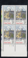 Sc#2346, New York US Constitution Ratification Bicentennial 25-cent Plate # Block Of 4 MNH 1988 Issue - Plattennummern