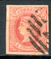 Espagne  1864   Isabelle II     Y&T   60   Mi   56   Obl    ---     TTB - Usados