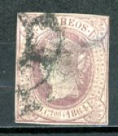 Espagne  1864   Isabelle II     Y&T   62   Mi   58   Obl    ---     TTB - Usados