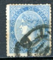 Espagne  1867   Isabelle II     Y&T   87    Obl    ---     TTB - Usados