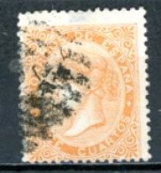 Espagne  1867   Isabelle II     Y&T   88a   Mi   82a    Obl    ---    Belle Nuance Orrange  --  TTB - Usados