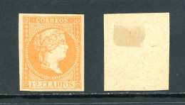 Espagne  1854  Isabelle II     Y&T   44    X    ---     Sans Gomme  --  SUPERBE FAUX / FALSO - Neufs