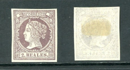 Espagne  1854  Isabelle II     Y&T   52   Mi   48   X    ---     Sans Gomme  --  SUPERBE FAUX / FALSO - Unused Stamps