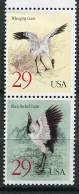 Etats Unis ** N° 2281/2282 Se Tenant - Oiseaux : Grues - Unused Stamps