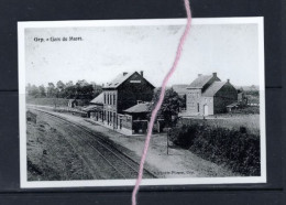 PHOTO MARET ORP JAUCHE GARE STATIE STATION REPRO - Orp-Jauche