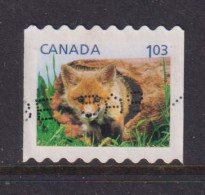 CANADA  -  2011 Red Fox Cub $1.03 Self Adhesive  Used As Scan - Oblitérés