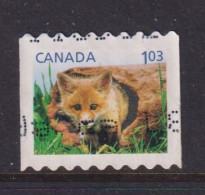CANADA  -  2011 Red Fox Cub $1.03 Self Adhesive  Used As Scan - Oblitérés