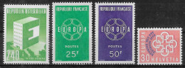 EUROPA CEPT - ANNEE 1959 - 4 VALEURS - NEUF** MNH - 1959