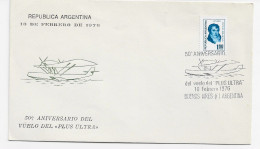 3800  Carta Buenos Aires 1976, 50 Aniversario Del Vuelo Del " Plus Ultra" , Avión, - Briefe U. Dokumente