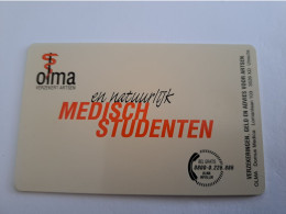 NETHERLANDS / CHIP ADVERTISING CARD/ HFL 5,00  / OLMA/ MEDICAL STUDENTS     /     CRE 381 ** 14588** - Private