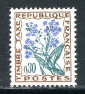FRANCE- Taxe Y&T N°99- Neuf Avec Charnière * - 1960-.... Mint/hinged