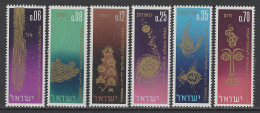 Israël 1965 Mi 346 à 351 / SG 317 à 322 ** (MNH) New Year - Nuevos (sin Tab)