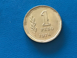 Münzen Münze Umlaufmünze Argentinien 1 Peso 1974 - Argentina