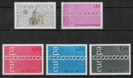 EUROPA CEPT - ANNEE 1971 - 5 VALEURS - NEUF** MNH - 1971
