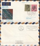 BRD Flugpost / Erstflug LH 473 Boeing 707 Frankfurt - Merida/ Mexico 4.4.1970 Ankunftstempel 4.4.70 ( FP 25) - Premiers Vols