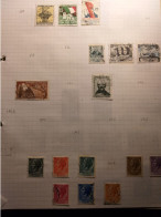 Italia-Restant De Collections Année 1952-1953 Oblitérés. - Other & Unclassified