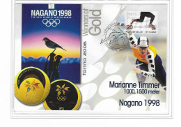 Olympische Spelen 2006 , Nederland - Postkaart - Hiver 2006: Torino