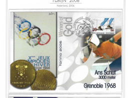 Olympische Spelen 2006 , Nederland - Postkaart - Invierno 2006: Turín