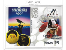 Olympische Spelen 2006 , Nederland - Postkaart - Invierno 2006: Turín