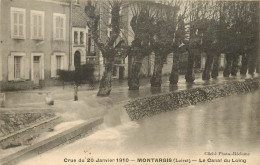 MONTARGIS LE CANAL DU LOING CRUE DU 20 JANVIER 1910 - Montargis