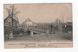 2 Oude POSTKAARTEN Herentals Herenthals Vaartbrug & Hikstraat  1907 - Herentals