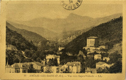 CPA - AMELIE-LES-BAINS (P.-O.) - Vue Vers Super-Valtech - Amélie-les-Bains-Palalda