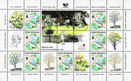 Czech Republic - 2023 - Olga Havlova Foundation - Tree Planting - Mint Personalized Stamp Sheet - Nuovi