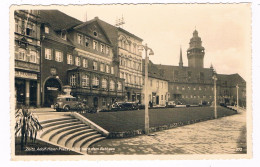 D-15431  ZEITZ : Adolf Hitler Platz, Blick Nach Dem Rathaus - Zeitz