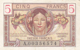 Billet 5 F Trésor Français 1947 FAY VF.29.01 N° A.00356574 - 1947 Franse Schatkist