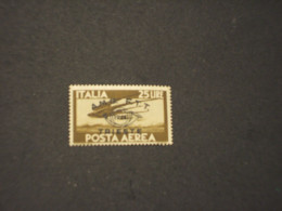 TRIESTE ZONA A -AMG FTT - P.A. 1948 UCCELLO  L. 25 - NUOVO(++) - Luftpost