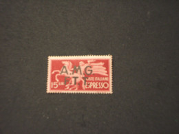 TRIESTE ZON A - AMG FTT - ESPRESSO - E. 1947/8 CAVALLO L. 15 - NUOVO(++) - Express Mail