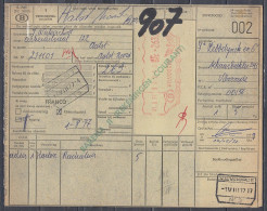 Vrachtbrief Met Machinale Stempel Van Vilvoorde - Documents & Fragments