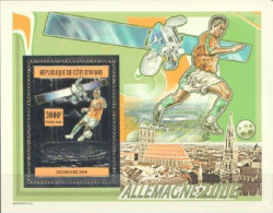 Ivory Coast 2005, Football World Cup, Space, Koln, BF SILVER - Côte D'Ivoire (1960-...)