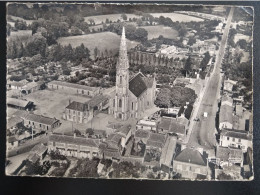 85 LA MOTHE ACHARD L'EGLISE ET LA ROUTE DE LA ROCHE SUR YON - 8743 - La Mothe Achard