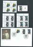 Canada #1533-1534-1535 UL.PB.+ 1535as MNH + FDC - Christmas Carolling - 1994 - Hojas Bloque