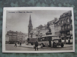 VERVIERS - PLACE DU MARCHÉ 1938 ( Bus ) - Verviers