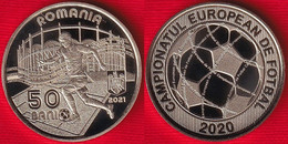Romania 50 Bani 2021 "European Football Championship" PROOF - Roumanie