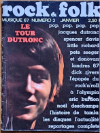 ROCK ET FOLK N° 3  Janvier 1967  68pages  DONOVAN HECTOR BURDON Dessin De BRETECHER RARE - Musica
